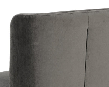 Sunpan - 5West Amita Wheeled Dining Chair - Piccolo Pebble - 109899 view 6