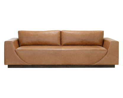 Sunpan - Anakin Sofa - Dark Brown - Tuscany Cognac Leather - 111218 veiw 2