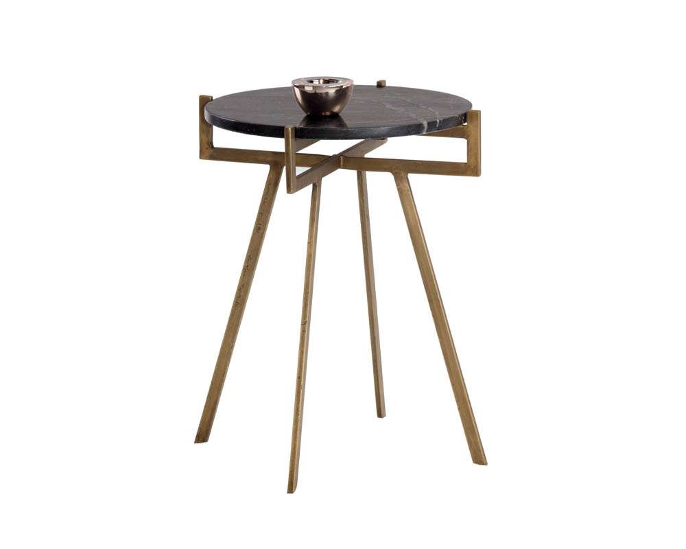Sunpan - Anak Side Table - Black - 105526 veiw 1