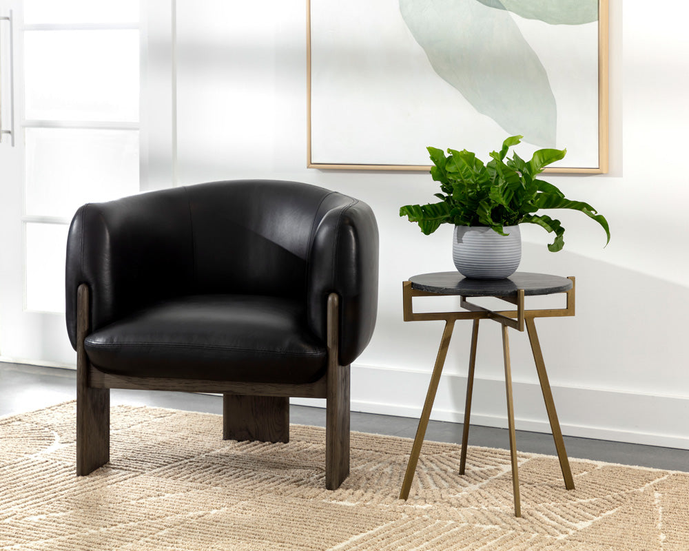 Sunpan - Anak Side Table - Black - 105526 view 6