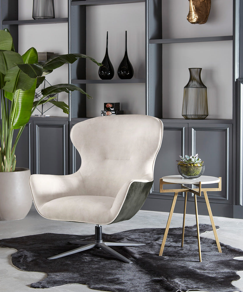 Sunpan - Anak Side Table - White - 106289 view 6