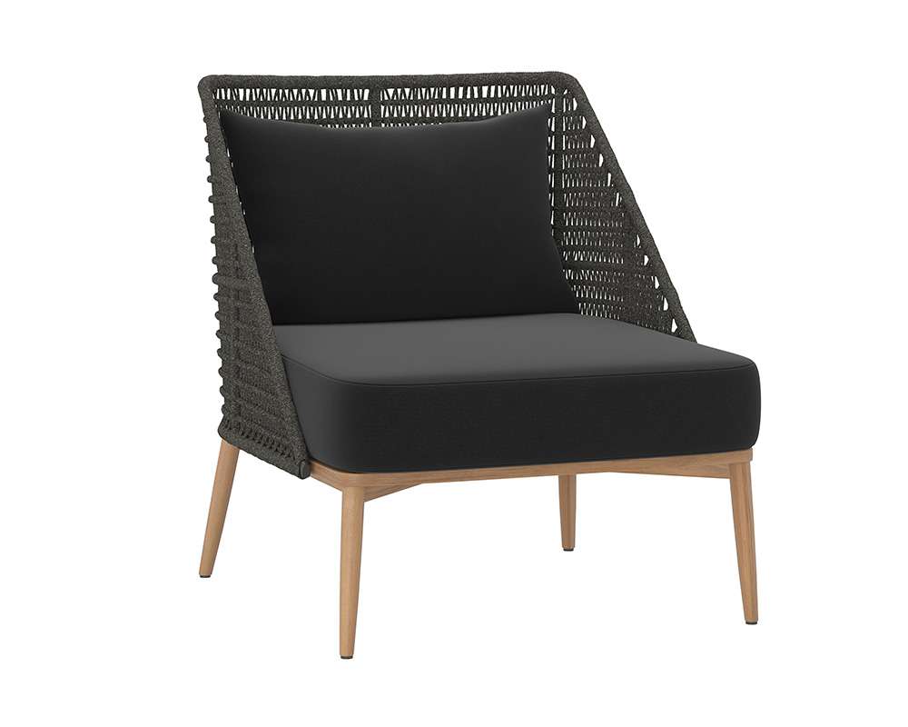 Sunpan - Andria Lounge Chair - Arashi Black - 110962 veiw 1