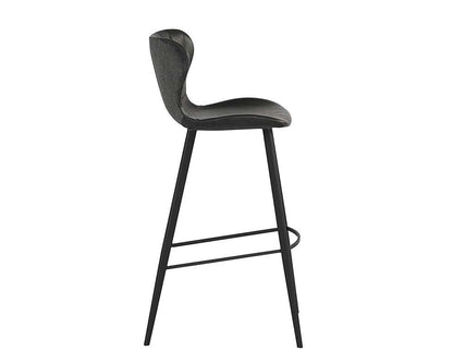 Sunpan - Junction Arabella Barstool - Bravo Portabella / Polo Club Kohl Grey - 104491 veiw 2