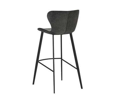 Sunpan - Junction Arabella Barstool - Bravo Portabella / Polo Club Kohl Grey - 104491 veiw 3