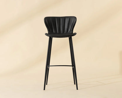 Sunpan - Junction Arabella Barstool - Bravo Portabella / Polo Club Kohl Grey - 104491 view 7