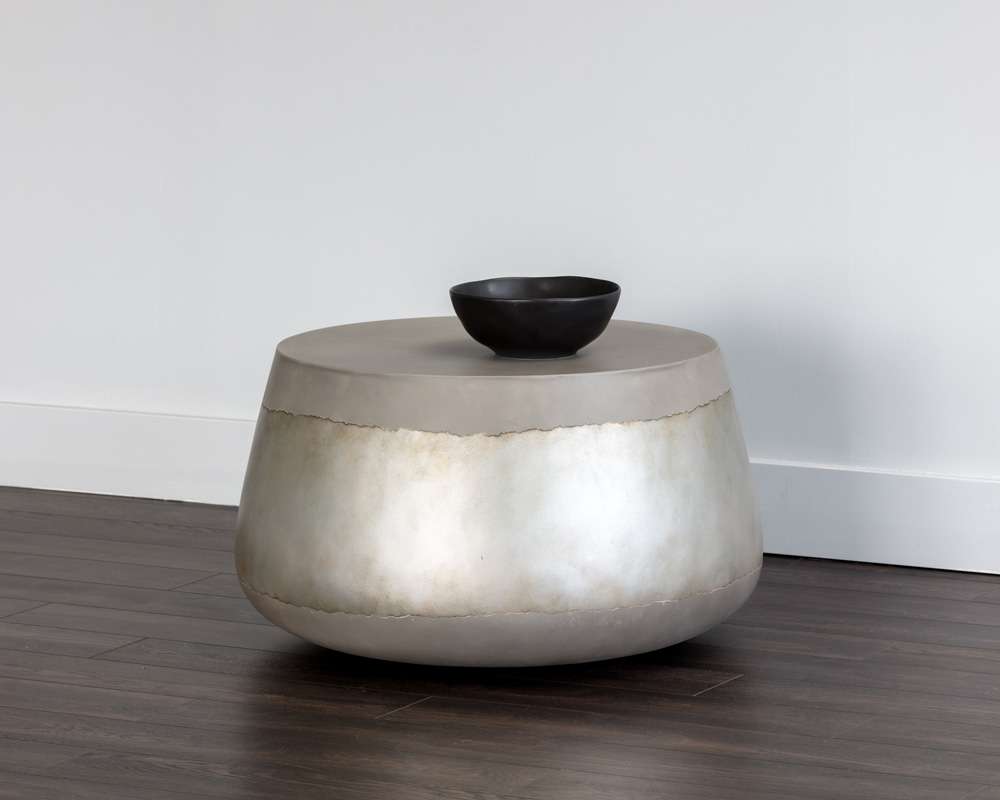 Sunpan - Solterra Aries Coffee Table - Silver - 103308 veiw 3
