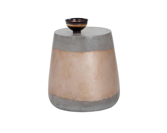 Sunpan - Solterra Aries Side Table - Gold - 101377 veiw 1