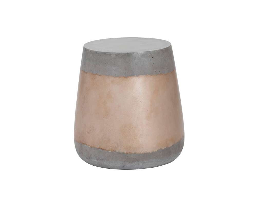 Sunpan - Solterra Aries Side Table - Gold - 101377 veiw 2