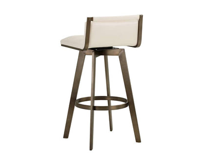 Sunpan - Ikon Arizona Swivel Barstool - Castillo Cream - 104788 veiw 3