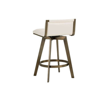 Sunpan - Ikon Arizona Swivel Counter Stool - Castillo Cream - 104789 veiw 3