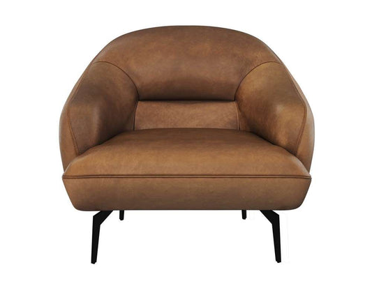 Sunpan - Armani Armchair - Cognac Leather - 111262_CLOSEOUT veiw 2