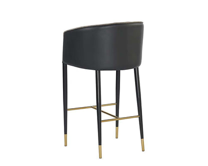 Sunpan - Ikon Asher Barstool - Sparrow Grey / Napa Black - 104915 veiw 3