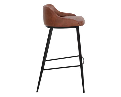 Sunpan - Astra Barstool - Black - Cinnamon Brown - 111082 veiw 3