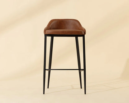 Sunpan - Astra Barstool - Black - Cinnamon Brown - 111082 view 6