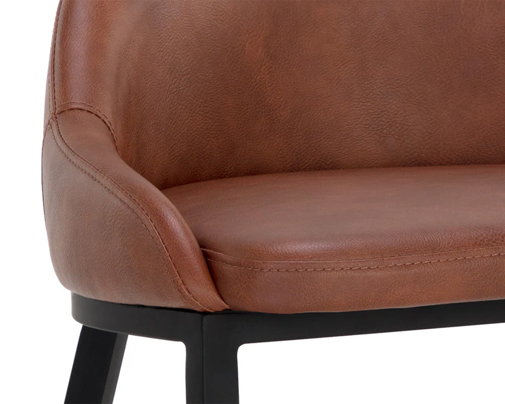 Sunpan - Astra Barstool - Black - Cinnamon Brown - 111082 view 8