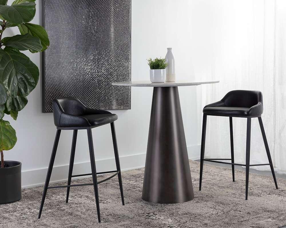 Sunpan - Astra Barstool - Black - Nightfall Black - 110448 veiw 5