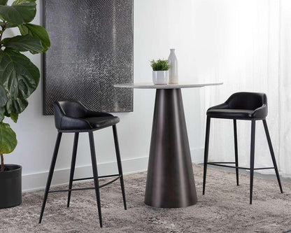 Sunpan - Astra Barstool - Black - Nightfall Black - 110448 veiw 5