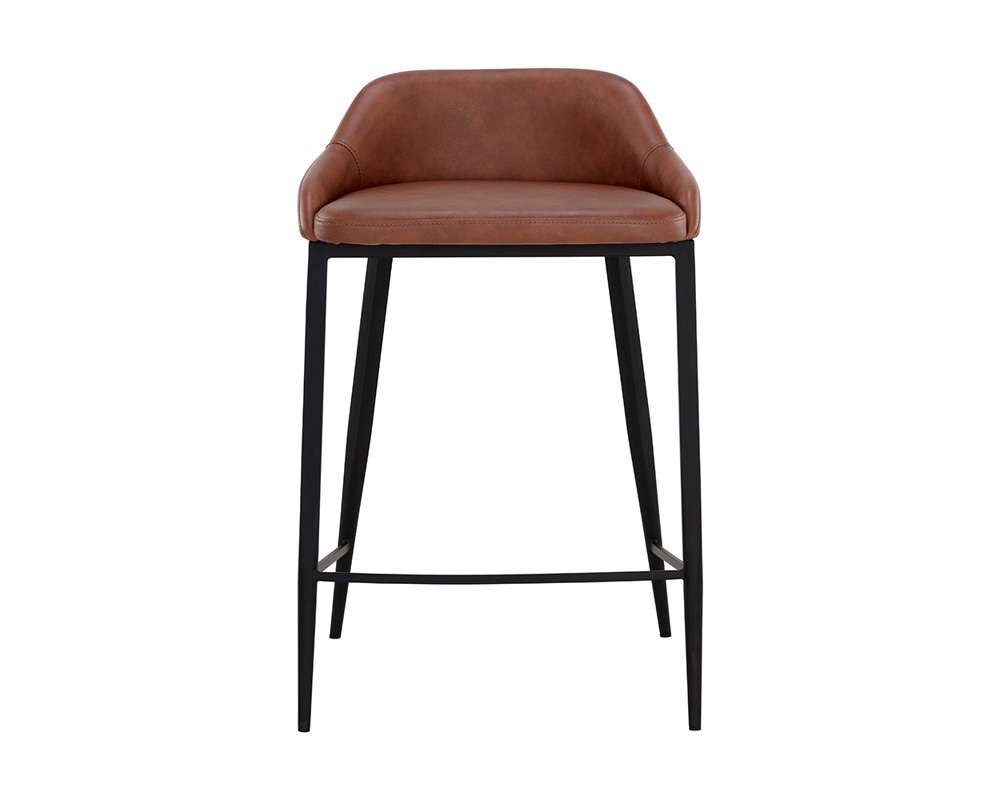 Sunpan - Astra Counter Stool - Black - Cinnamon Brown - 111083 veiw 2