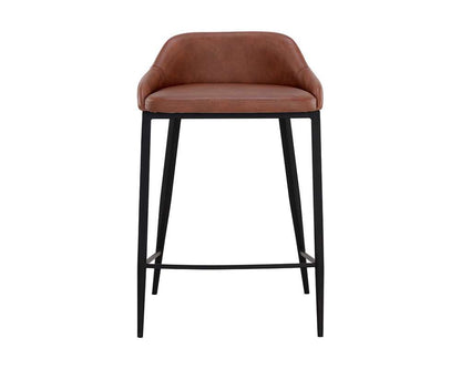 Sunpan - Astra Counter Stool - Black - Cinnamon Brown - 111083 veiw 2