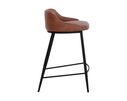 Sunpan - Astra Counter Stool - Black - Cinnamon Brown - 111083 veiw 3