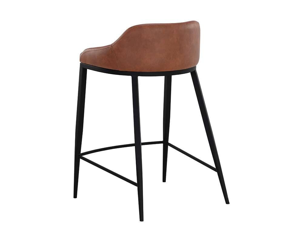 Sunpan - Astra Counter Stool - Black - Cinnamon Brown - 111083 veiw 4