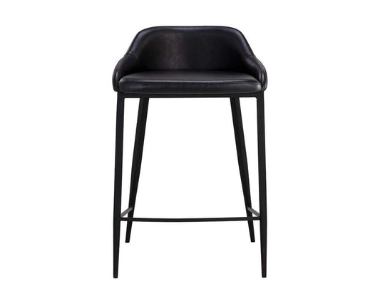 Sunpan - Astra Counter Stool - Black - Nightfall Black - 111081 veiw 2