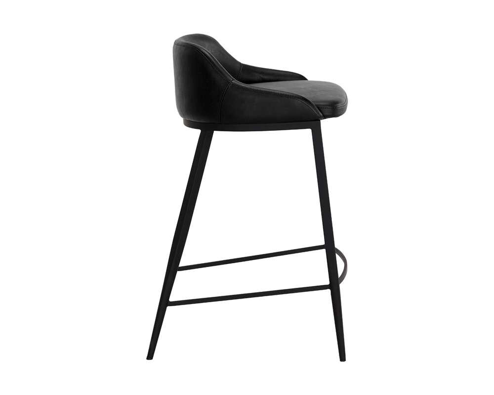 Sunpan - Astra Counter Stool - Black - Nightfall Black - 111081 veiw 3