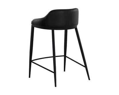 Sunpan - Astra Counter Stool - Black - Nightfall Black - 111081 veiw 4