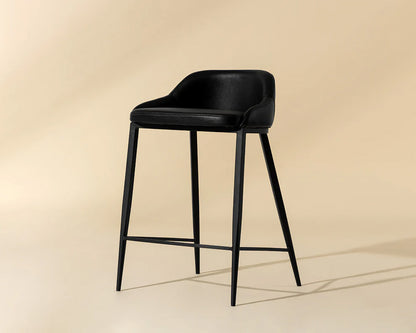 Sunpan - Astra Counter Stool - Black - Nightfall Black - 111081 view 5