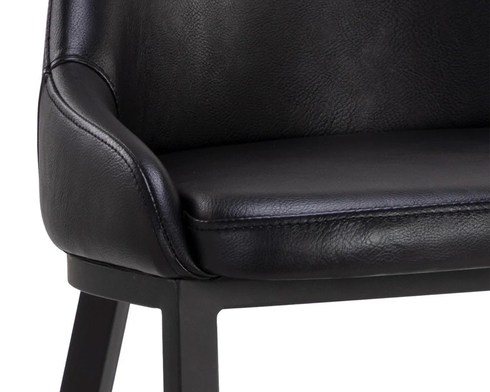 Sunpan - Astra Counter Stool - Black - Nightfall Black - 111081 view 8