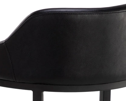 Sunpan - Astra Counter Stool - Black - Nightfall Black - 111081 view 10