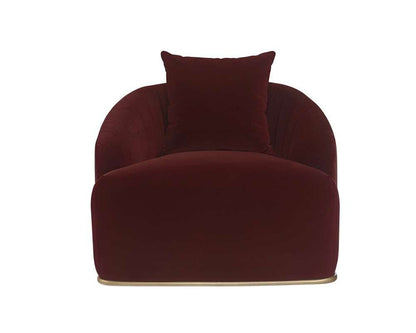Sunpan - MIXT Astrid Armchair - Merlot - 104138 veiw 2