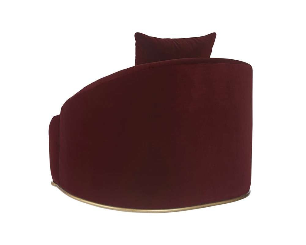 Sunpan - MIXT Astrid Armchair - Merlot - 104138 veiw 4