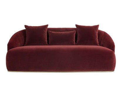 Sunpan - MIXT Astrid Sofa - Merlot - 103642 veiw 2