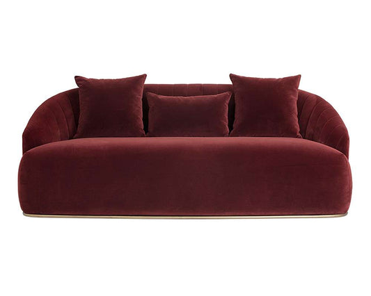 Sunpan - MIXT Astrid Sofa - Merlot - 103642 veiw 2