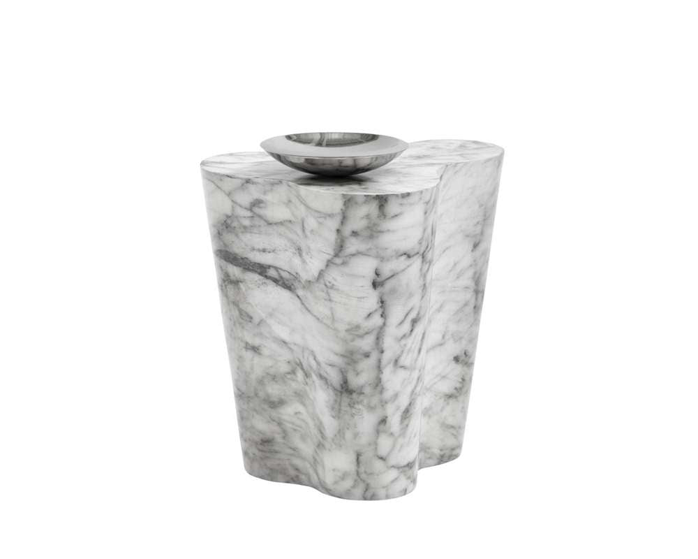 Sunpan - MIXT Ava End Table - Small - Marble Look - 103310 veiw 1
