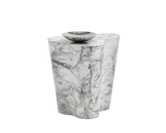 Sunpan - MIXT Ava End Table - Small - Marble Look - 103310 veiw 1