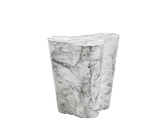Sunpan - MIXT Ava End Table - Small - Marble Look - 103310 veiw 2