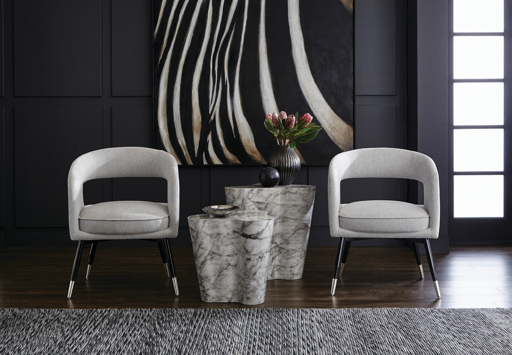 Sunpan - MIXT Ava End Table - Small - Marble Look - 103310 view 7