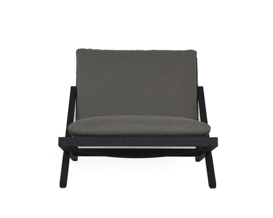 Sunpan - Bari Lounge Chair - Charcoal - Gracebay Grey - 109460 veiw 2