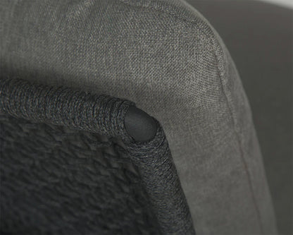 Sunpan - Bari Lounge Chair - Charcoal - Gracebay Grey - 109460 view 5