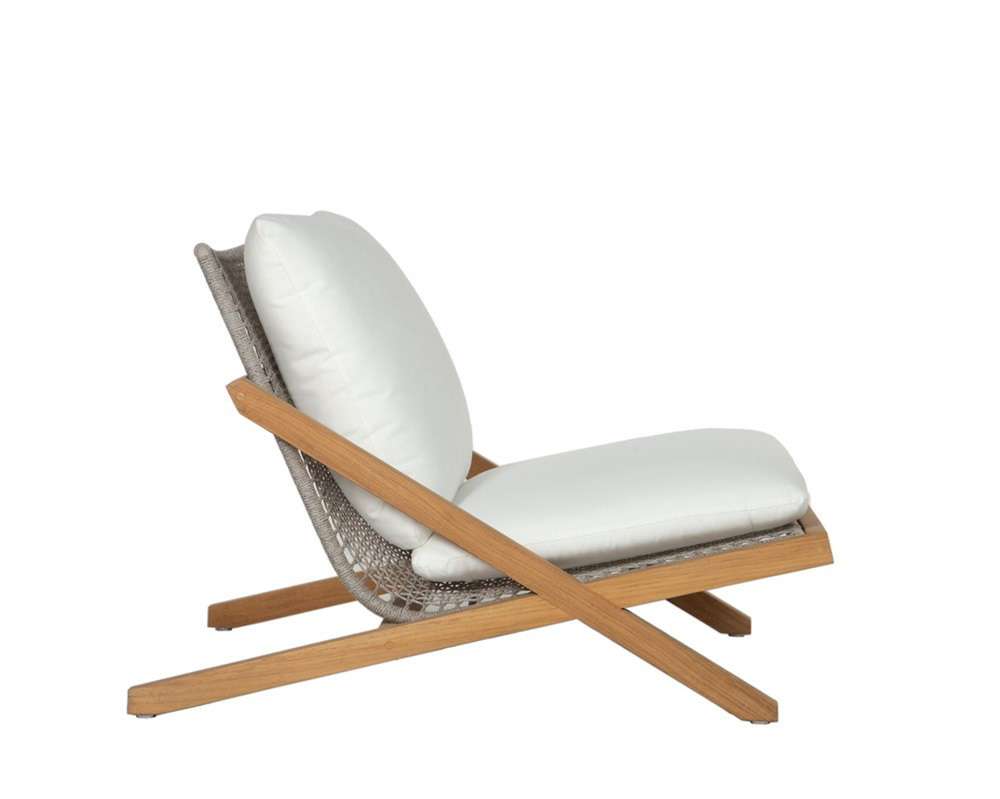 Sunpan - Bari Lounge Chair - Natural - Stinson White - 109461 veiw 3
