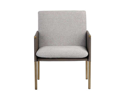 Sunpan - Ikon Bellevue Lounge Chair - Belfast Heather Grey / Bravo Ash - 106183 veiw 2