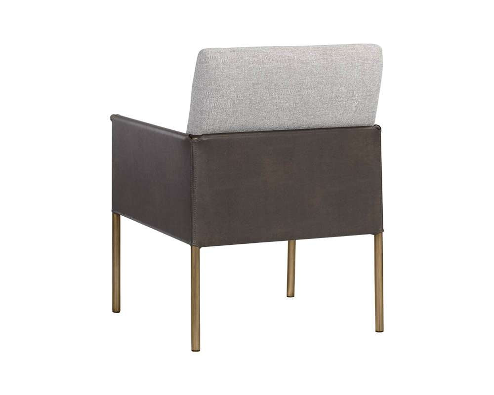 Sunpan - Ikon Bellevue Lounge Chair - Belfast Heather Grey / Bravo Ash - 106183 veiw 4