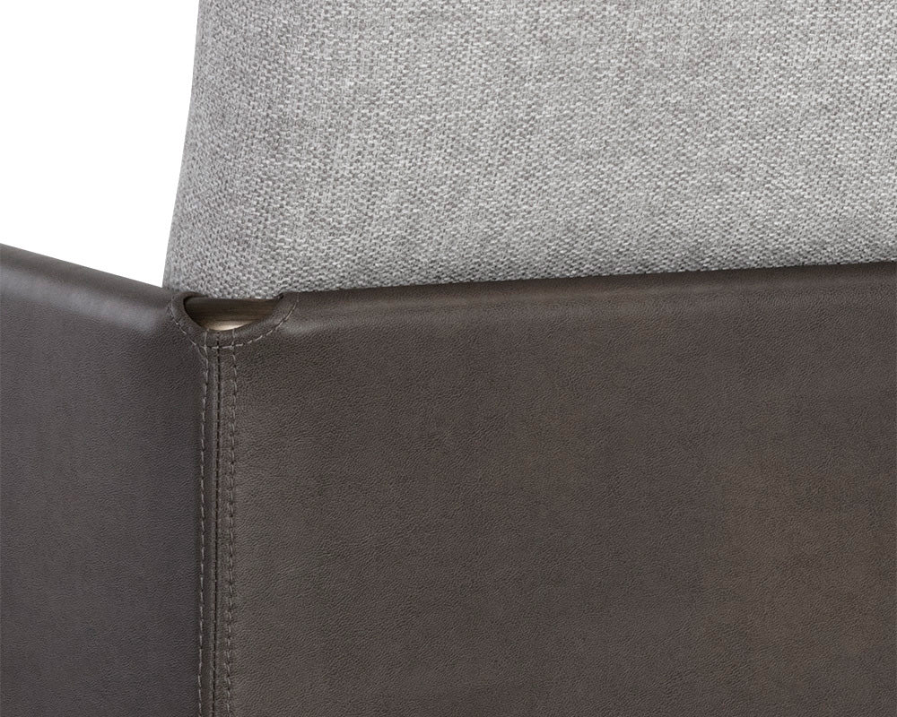 Sunpan - Ikon Bellevue Lounge Chair - Belfast Heather Grey / Bravo Ash - 106183 view 6