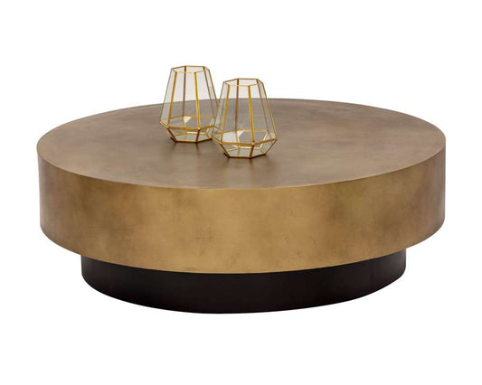 Sunpan - Bernaby Coffee Table - Antique Brass - 106005 veiw 1