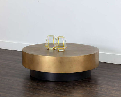 Sunpan - Bernaby Coffee Table - Antique Brass - 106005 veiw 4