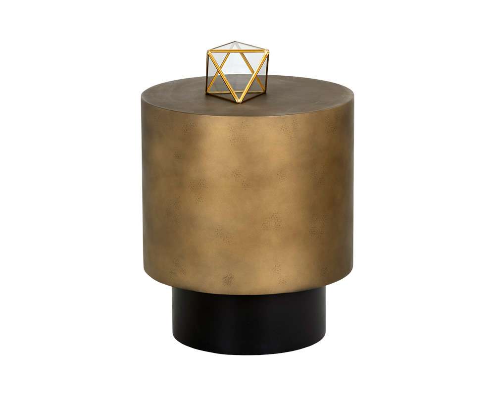Sunpan - Bernaby End Table - Antique Brass - 106006 veiw 1