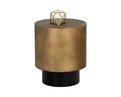 Sunpan - Bernaby End Table - Antique Brass - 106006 veiw 1