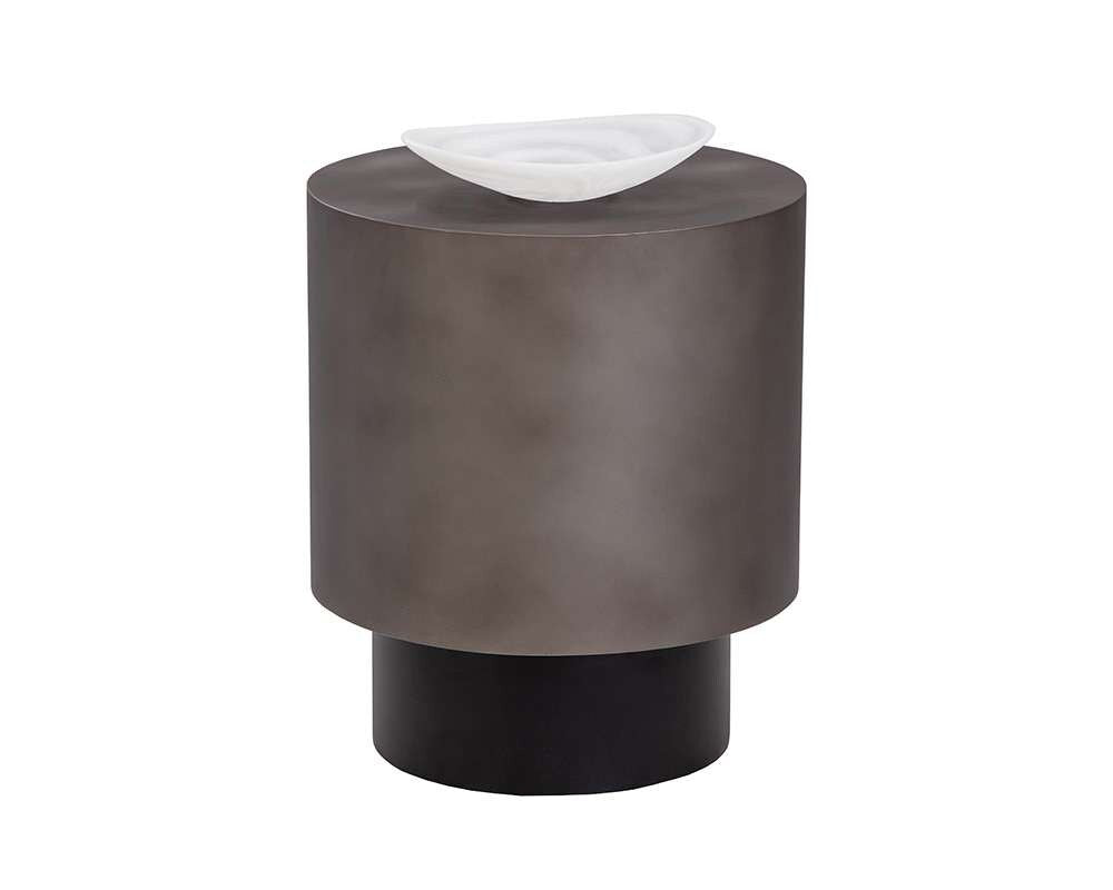 Sunpan - Bernaby End Table - Gunmetal - 108102_CLOSEOUT veiw 1
